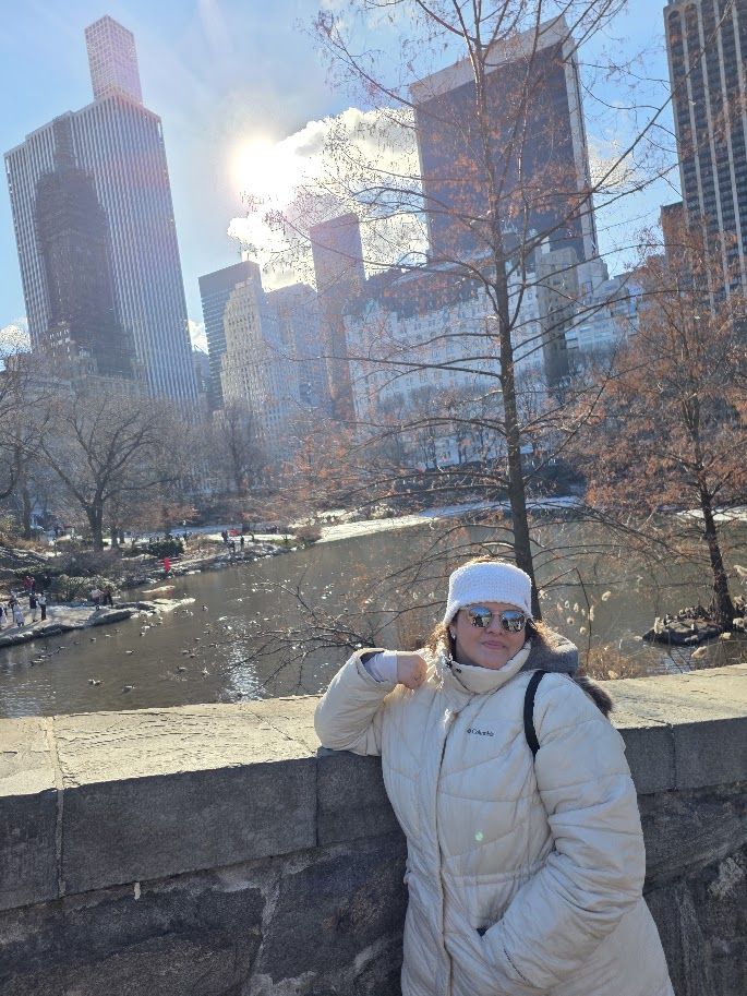 Gabby en Central Park